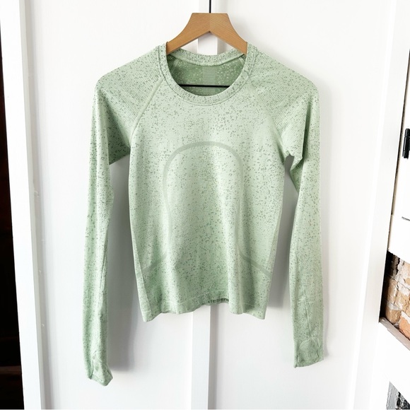 LULULEMON green swiftly tech long sleeve race length - Picture 6 of 10